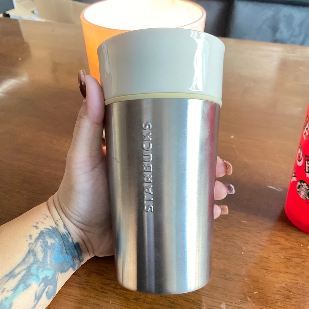 Starbucks travel mug